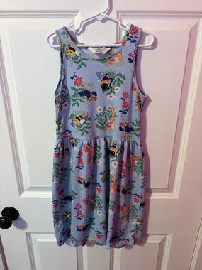 H&M Light Blue Floral & Animal Print Dress